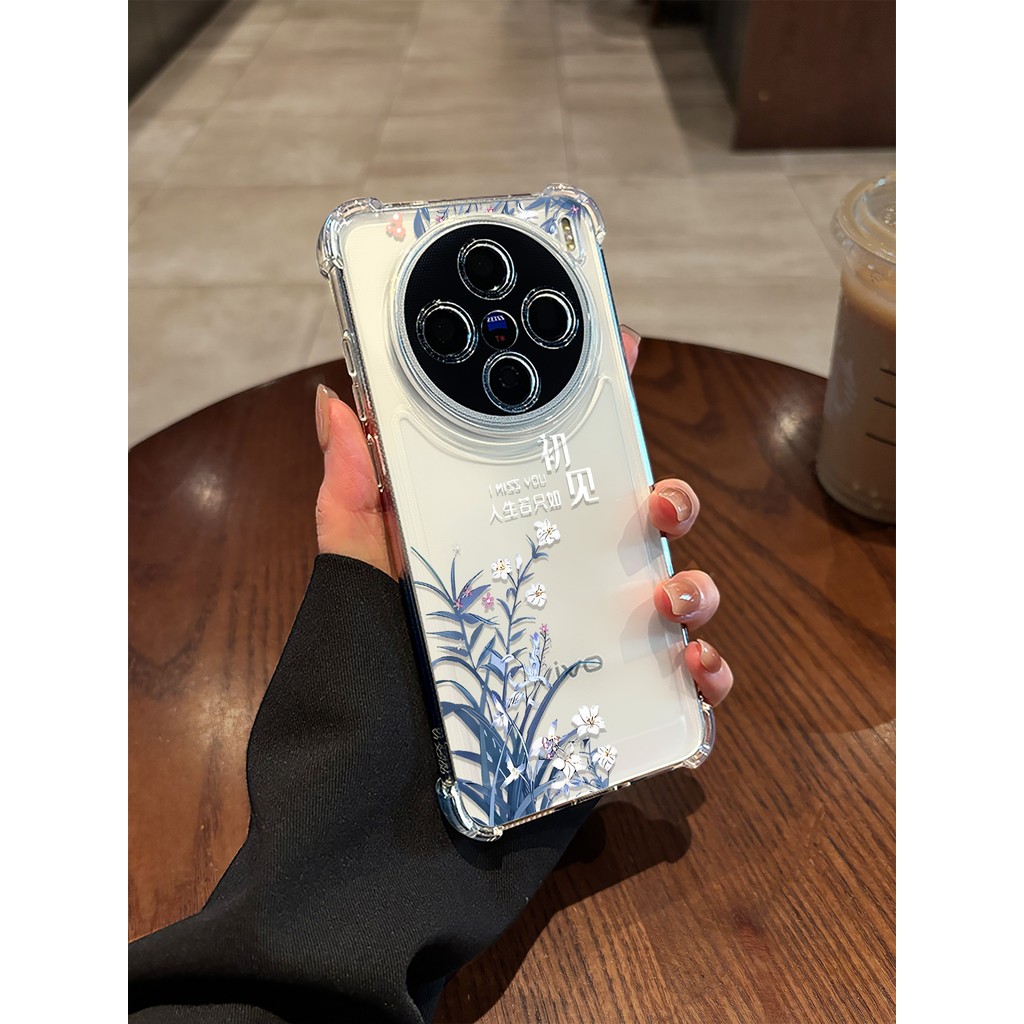 Fabo ที่ใช้งานได้ VIVOY600 เคสโทรศัพท์ Simple First Sight Magnolia Y500Pro ถุงลมนิรภัยกันกระแทก Y300