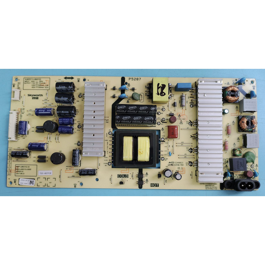 Original Creative Dimension 58K5D 58F5 Power Board 5800-L6K01G-0000 168P-L6K01G-00 วัด