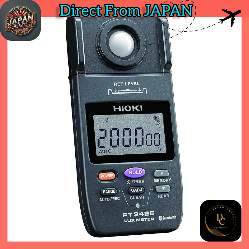 HIOKI FT3424 / FT3425 Illuminance Meter (Light Meter) — FT3425 Bluetooth-Enabled