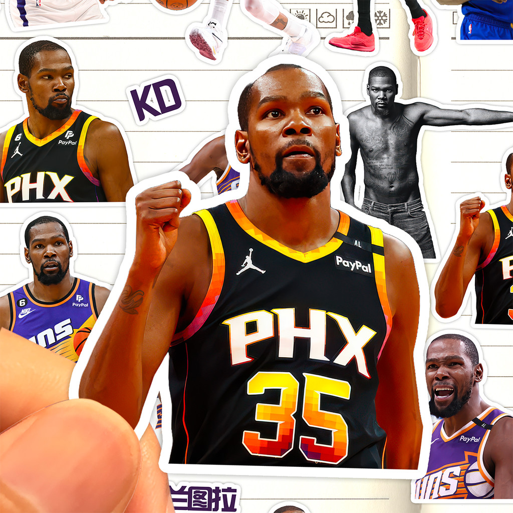 Kevin Durant Sticker HD Waterproof Sun Team นักกีฬาบาสเก็ตบอลมืออาชีพ Kevin Durant Paste Painting