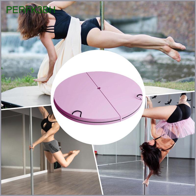 [perfk3bh] Pole Dance Mat Simple Maintenance Equipment สะดวก POLE Crash Pad พับ