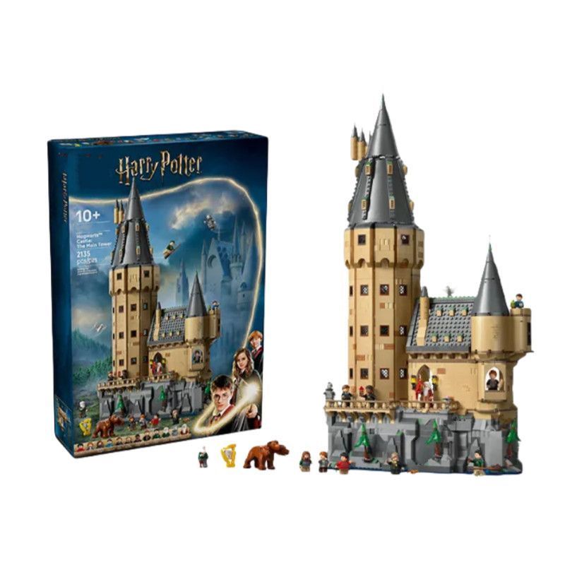 เข้ากันได้กับ Harry Potter Series 76454 ปราสาทฮอกวอตส์ Master Tower เด็กผู้หญิงอาคารบล็อกของเล่น