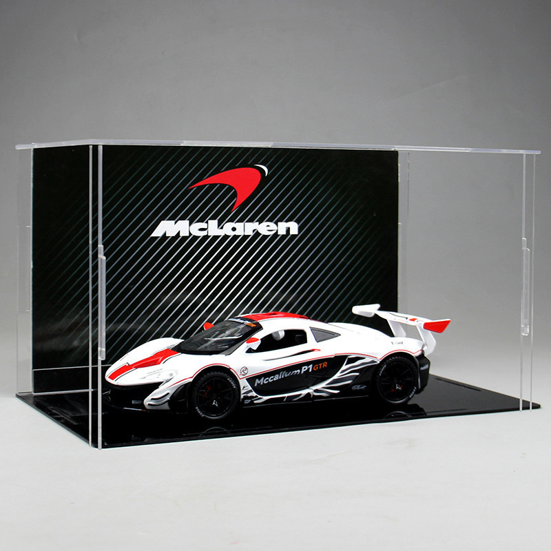 McLaren P1GTR โลหะผสมรถสปอร์ตรุ่นจําลองของเล่นติดตามรุ่นของขวัญวันเกิดระดับไฮเอนด์สําหรับเด็กผู้ชาย
