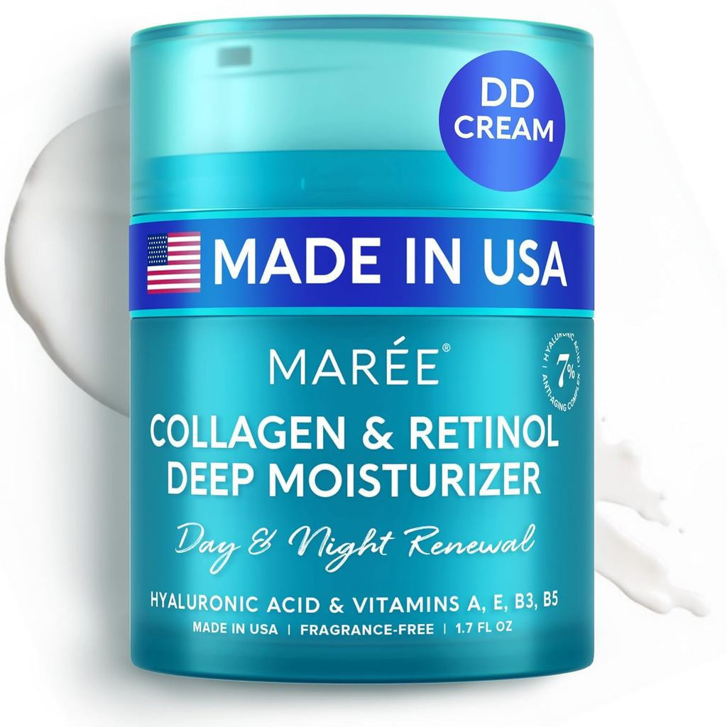 MAREE Facial Moisturizer Retinol DD Facial Cream-Ladies Daily Anti-Wrinkle Cream-Anti-Aging Facial C