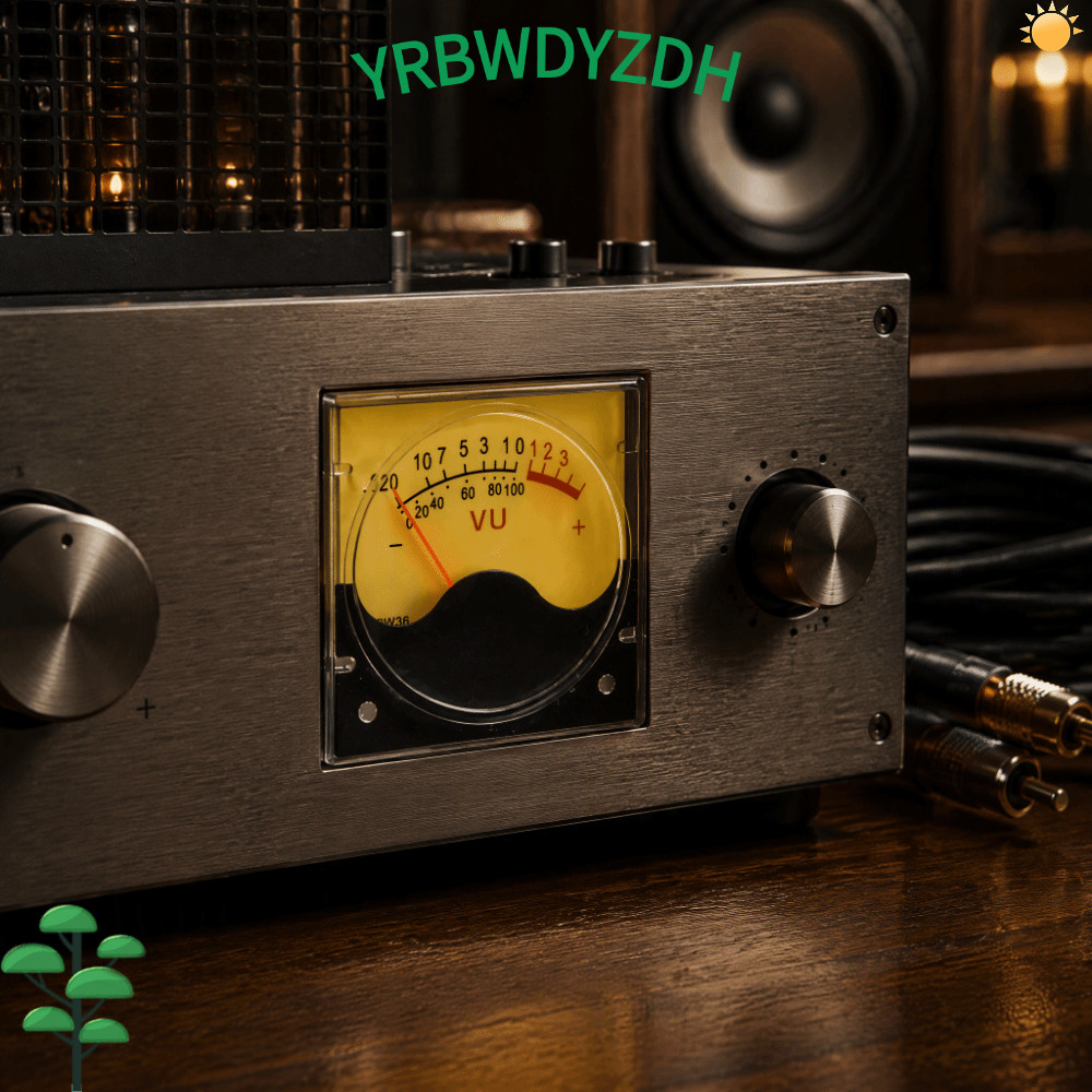 CRBWDK ตัวชี้ประเภท VU Meter, เครื่องวัดระดับ VU แบบพกพาที่ทนทาน, เครื่องวัดระดับเสียงความแม่นยําสูง