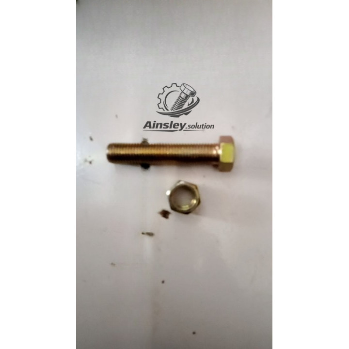 M10x40 Yellow Nut Bolt 14 10x40 Bolt ยาว 4 ซม. 10 มม. BMK M10