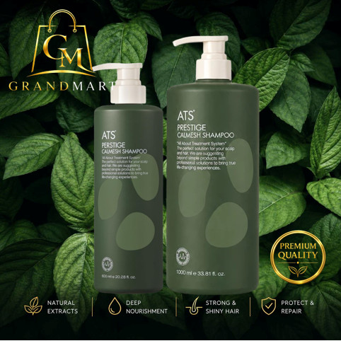 ATS Perstige Calmesh Shampoo 600/1000 ml แชมพู เสริมสร้างความแข็งแรงให้กับหนังศีรษะ ลดอาการของรังแค