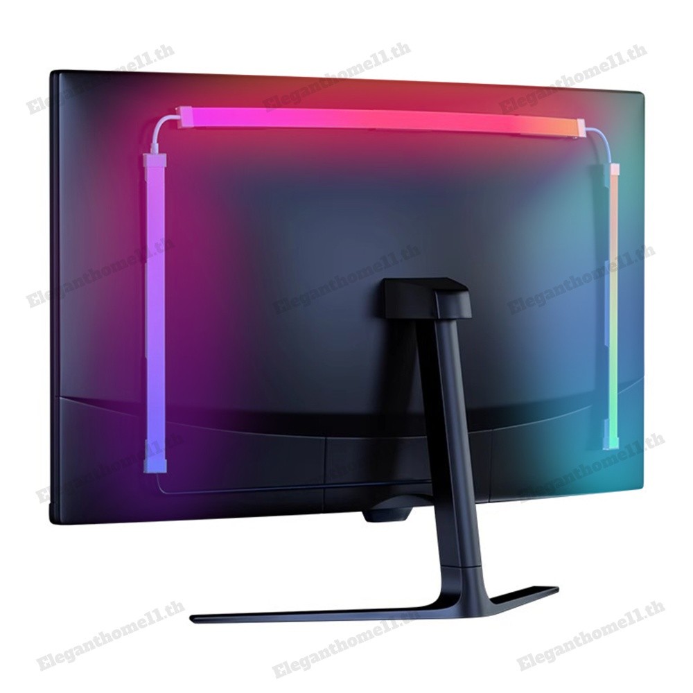 Sync RGB ไฟ LED Strip อเนกประสงค์นํากลับมาใช้ใหม่สําหรับตกแต่งห้องสําหรับเล่นเกม