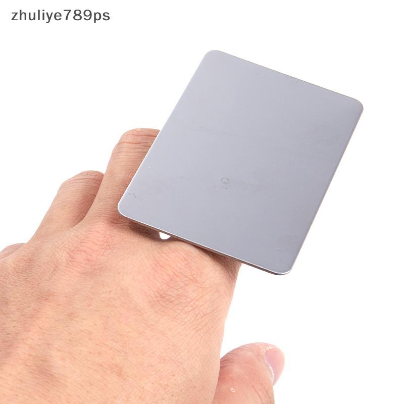 Zhuliye789ps] Finger Ring Color Palette จานสแตนเลส Make Up Cream Foundation Palette ใหม่