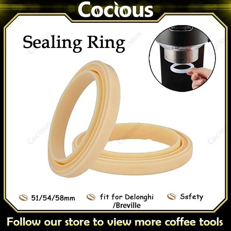 Silicone Brew Group Head Seal Gasket for DeLonghi Breville Espresso Coffee Machine Replacement Seali