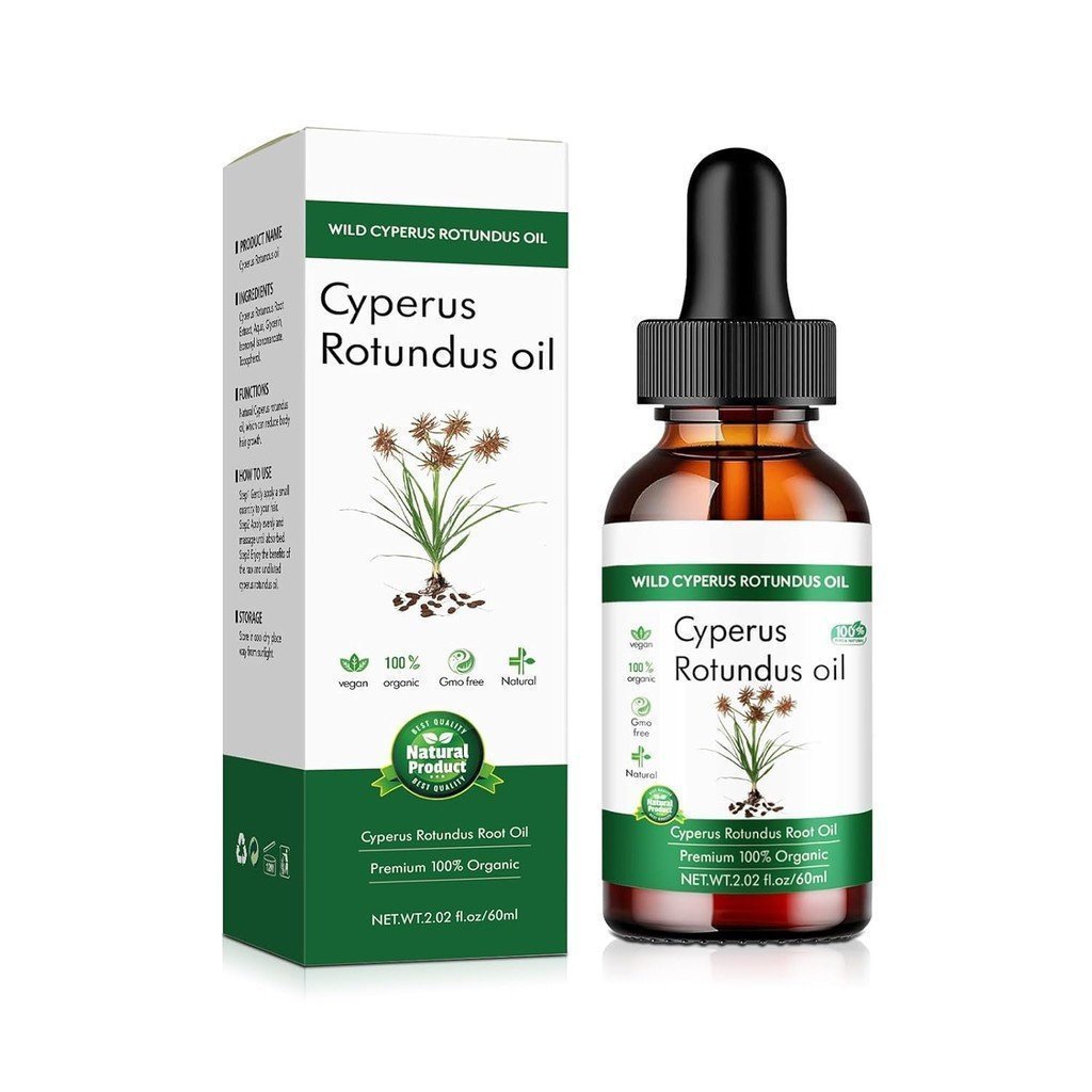 น้ํามัน Cyperus Rotundus ออร์แกนิก 100% 2.02 fl oz สําหรับกําจัดขน ผิวเรียบเนียน BI7N KM2Q