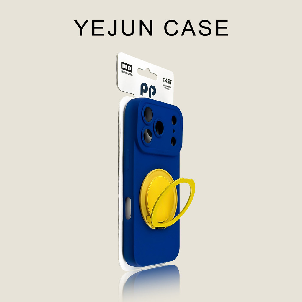 18 Yejun เหมาะสําหรับ Apple 17 เคสโทรศัพท์ Klein Blue เซรามิครอบวงเล็บ iphone17promax Angel Eye Soft