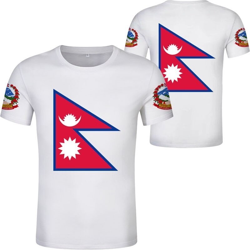NEPAL เสื้อยืดโลโก้ฟรีที่กําหนดเองชื่อหมายเลข npl เสื้อยืด nation ธง np republic neesal nepali วิทยา