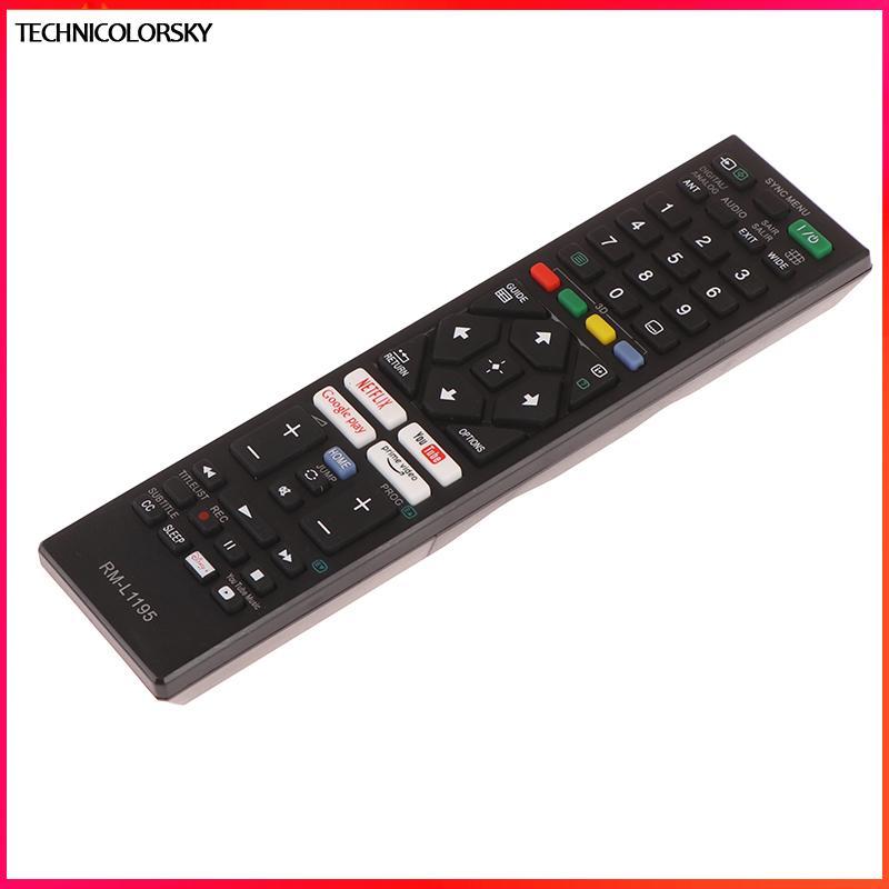 Technicolorsky Universal สมาร์ททีวีรีโมทคอนโทรลสําหรับ LCD LED Bravia TV RM-L1195 RM-YD005 RM-YD092 