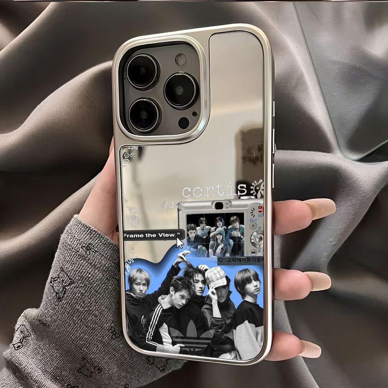 CORTIS/เกาหลี Group CORTIS Plating Case เหมาะสําหรับเคสโทรศัพท์ IPhone Mirror/Bbiou
