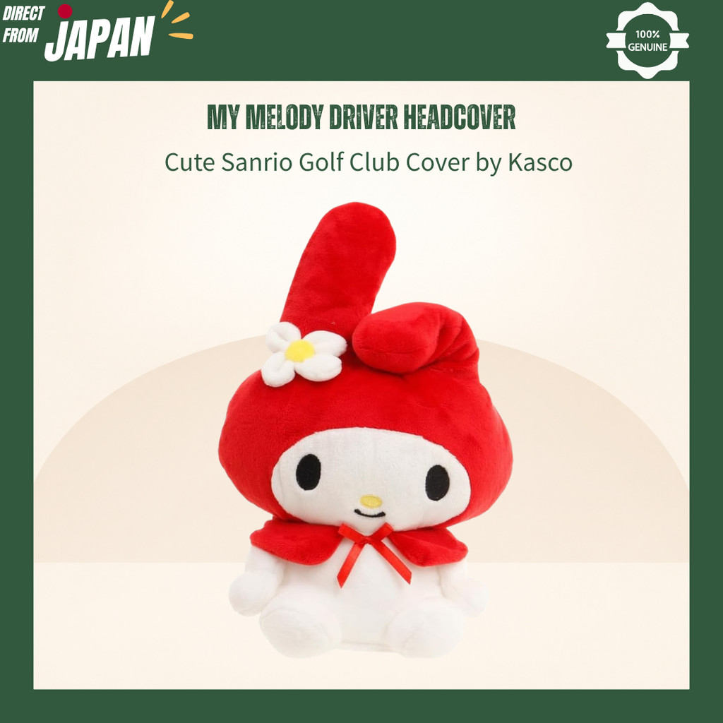 My Melody Driver Headcover – Cute Sanrio Golf Club Cover by Kasco