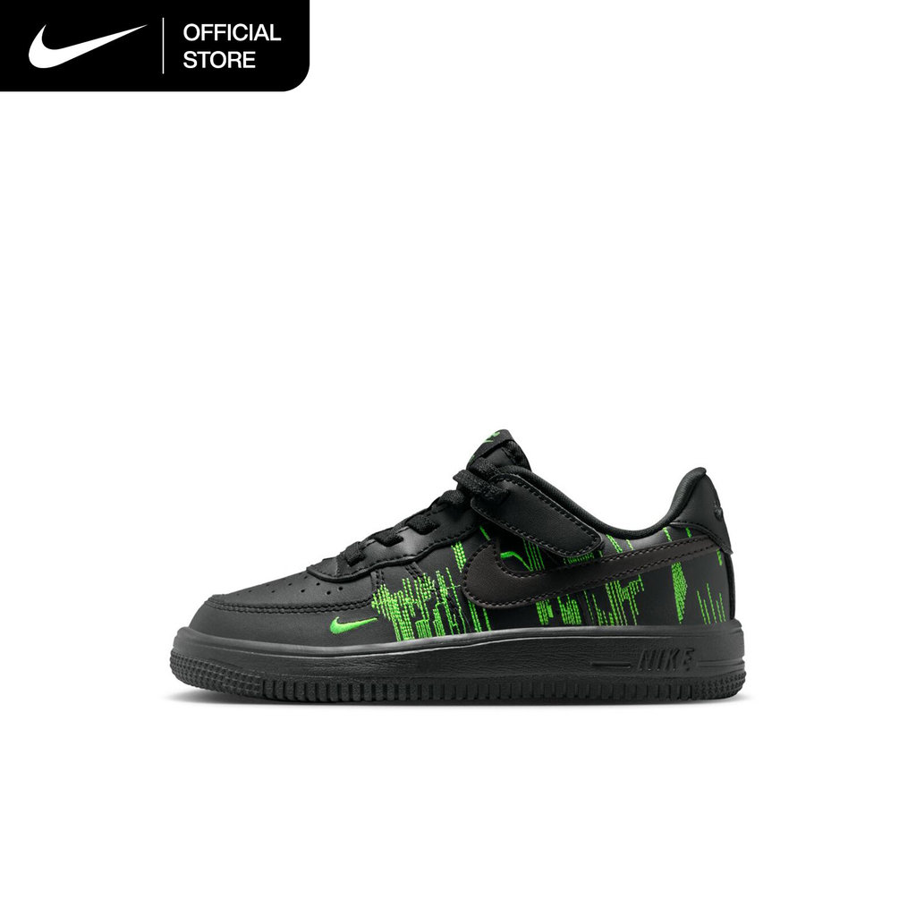 Nike Younger Kids' Force 1 Low EasyOn LV8 4 Shoes - Black [II0765-001]