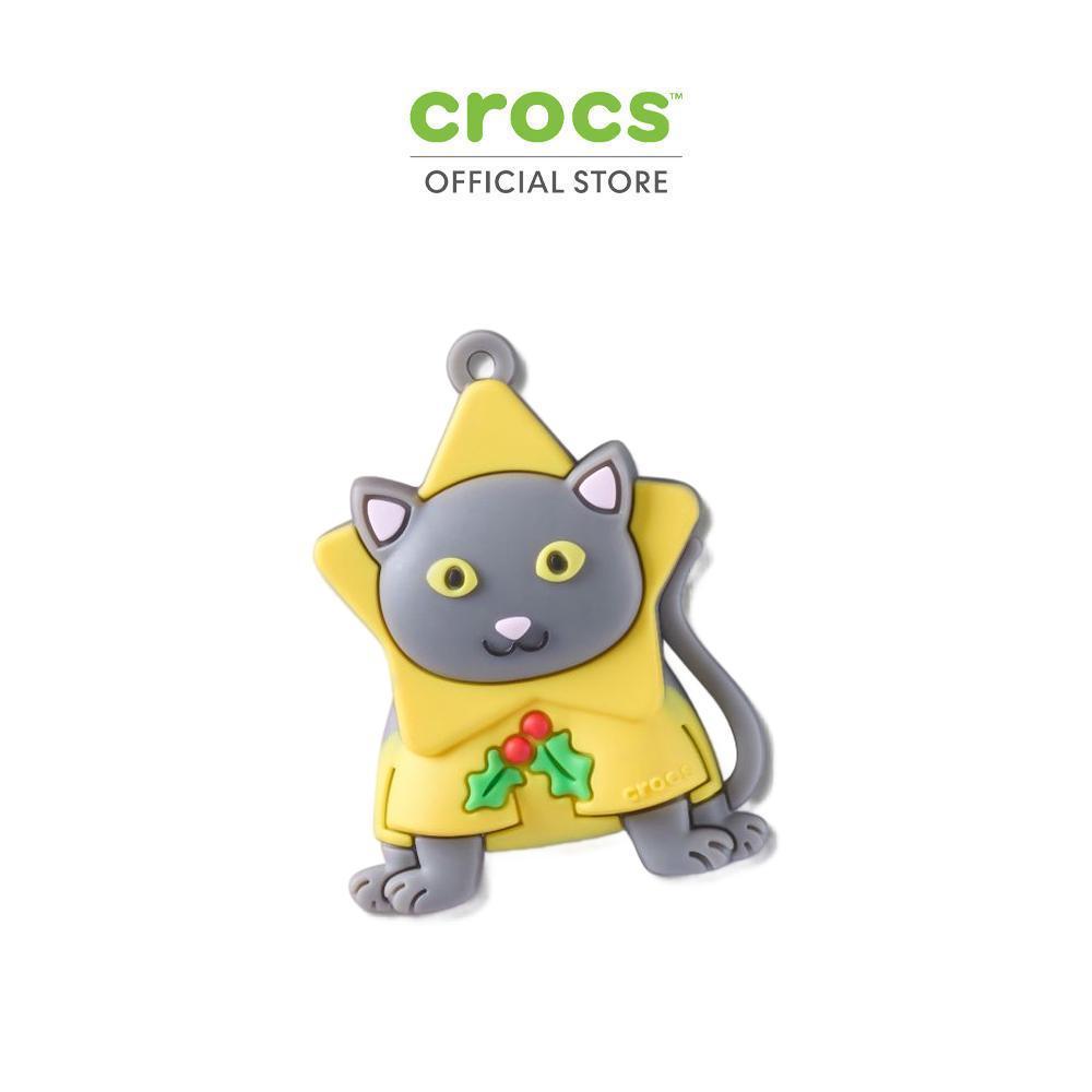 CROCS ตัวติดรองเท้า JIBBITZ™ HOLIDAY CAT ORNAMENT รุ่น 10016539  - MULTICOLOR