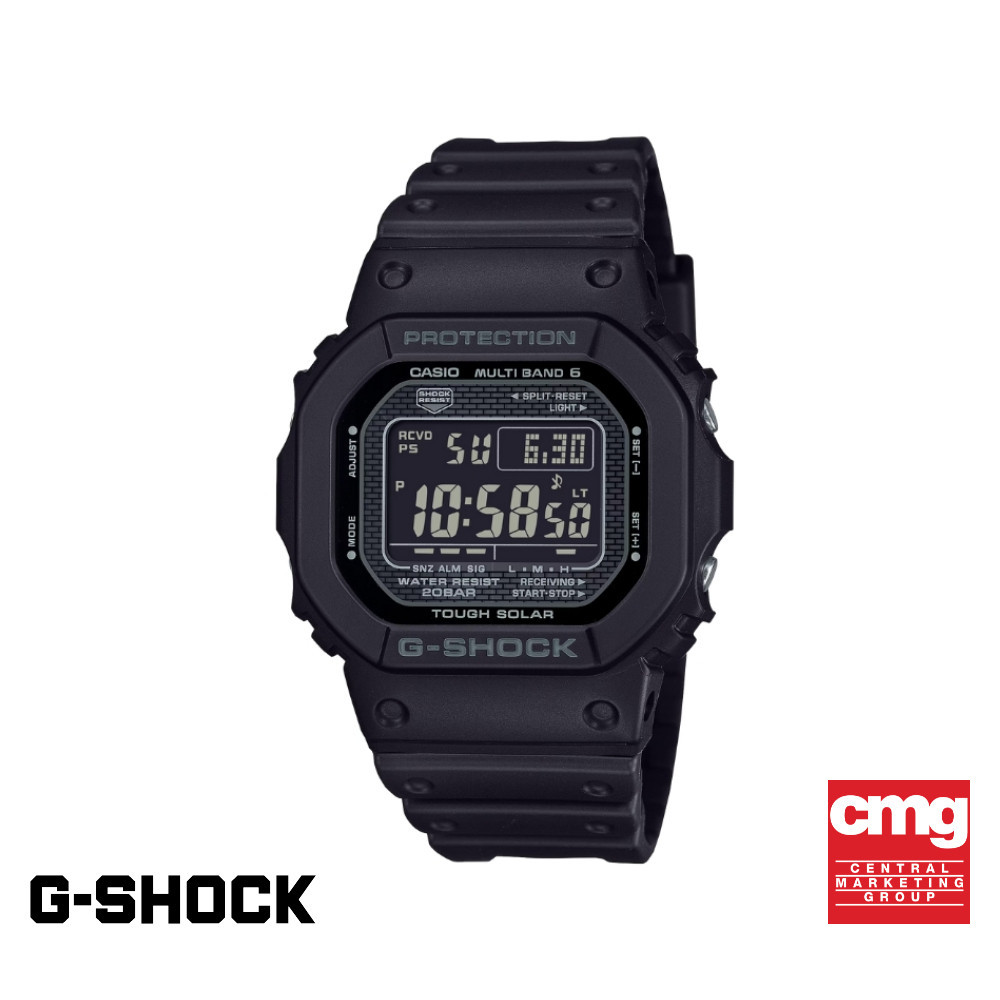 CASIO นาฬิกาข้อมือผู้ชาย G-SHOCK รุ่น GW-5000HS-1DR สายเรซิ่น สีดำ