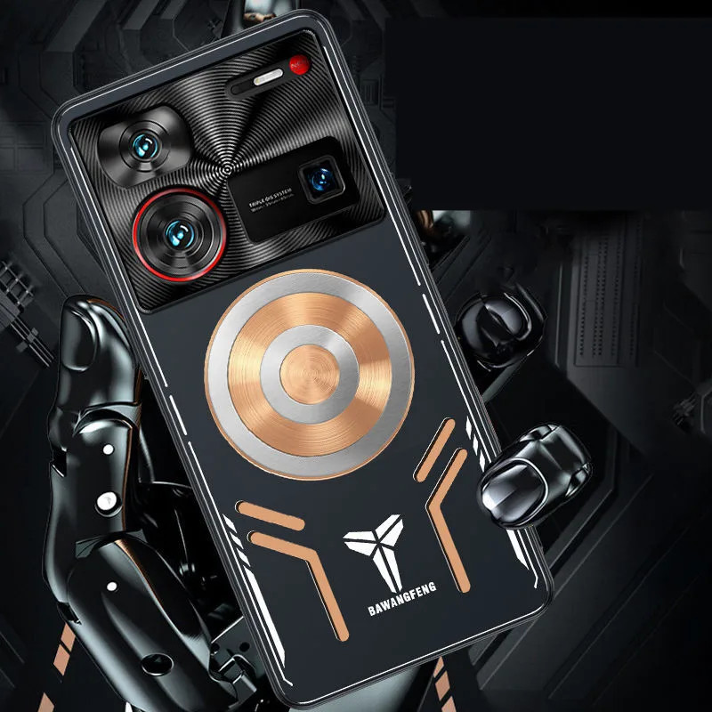 Graphene Cooling สําหรับ Nubia Z70 Z70S Z80 Ultra กรณีกระจายความร้อนฝาครอบโลหะสําหรับ Nubia Z70 Ultr
