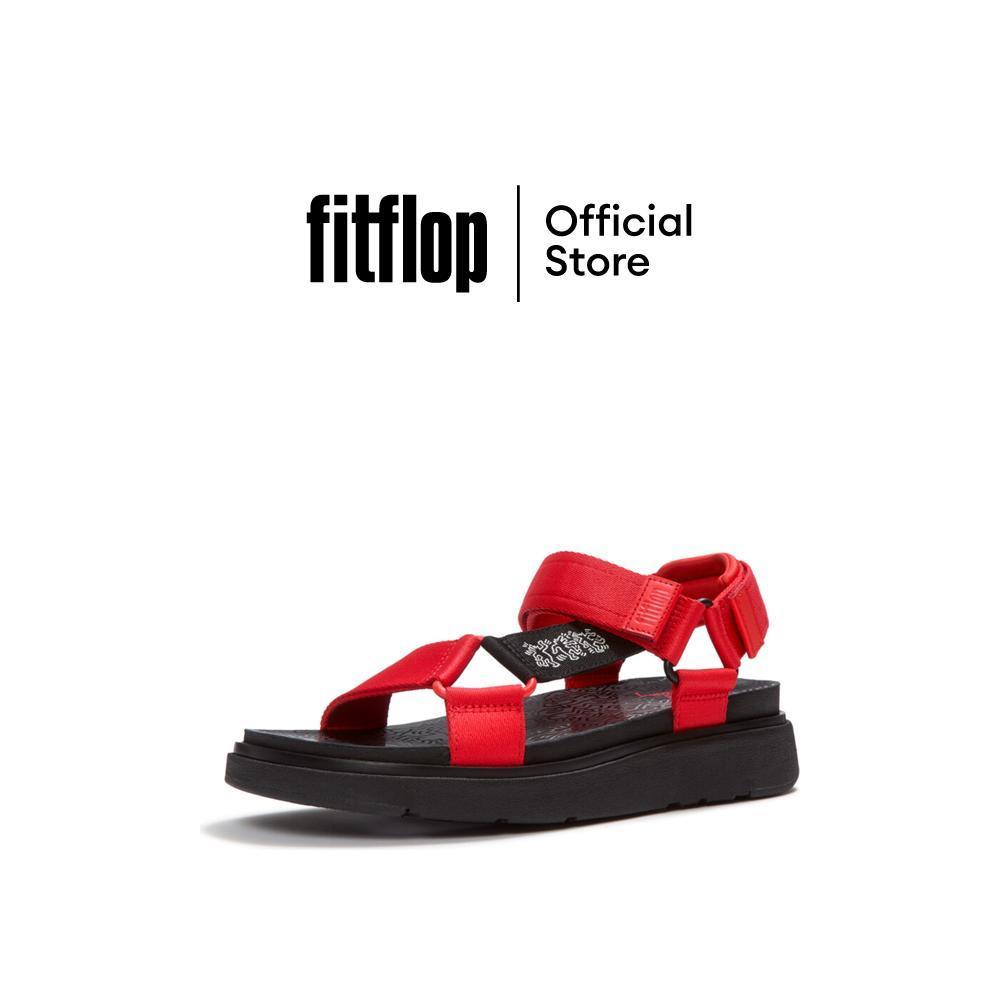 FITFLOP X KH GEN-FF T-BAR รองเท้าแตะแบบรัดส้นผู้หญิง รุ่น AUS-E80 สี RED