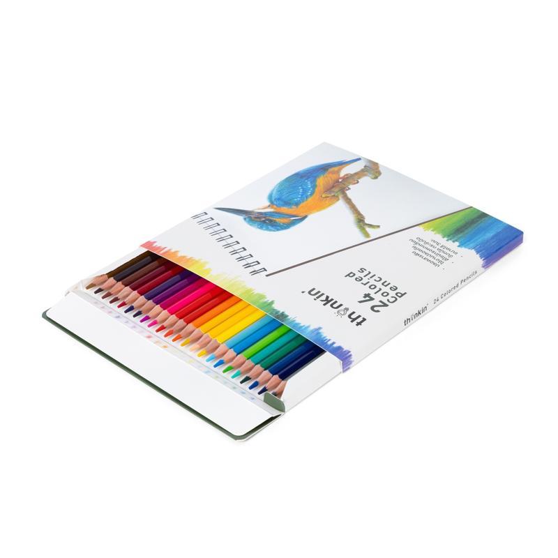 THINKIN ดินสอสีไม้ แบบแท่งยาว แพ็ค 24 สี (บรรจุ 24 ด้าม) — صورة 2