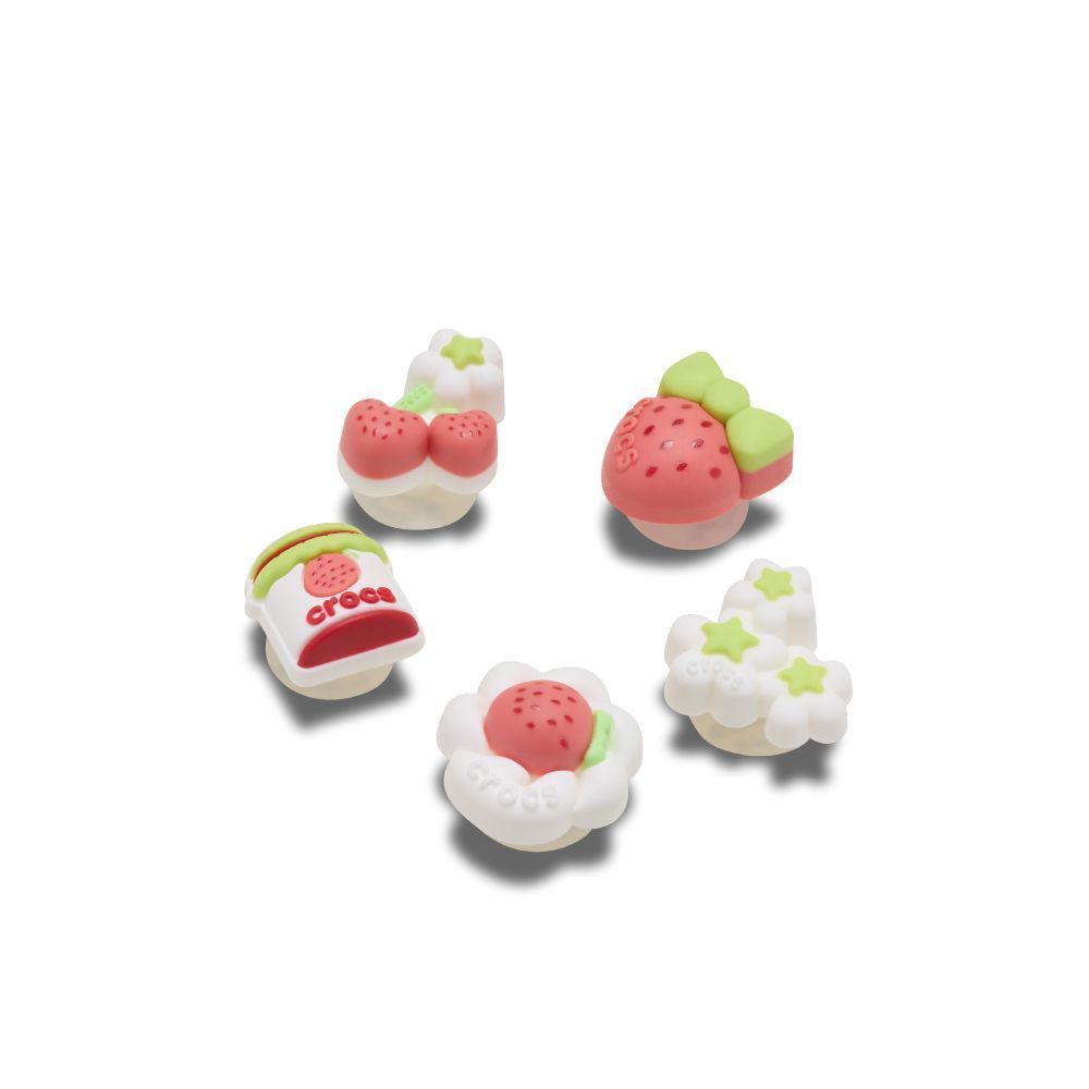 CROCS إكسسوارات حذاء Jibbitz فراولة صغيرة (5 قطع) — صورة 3