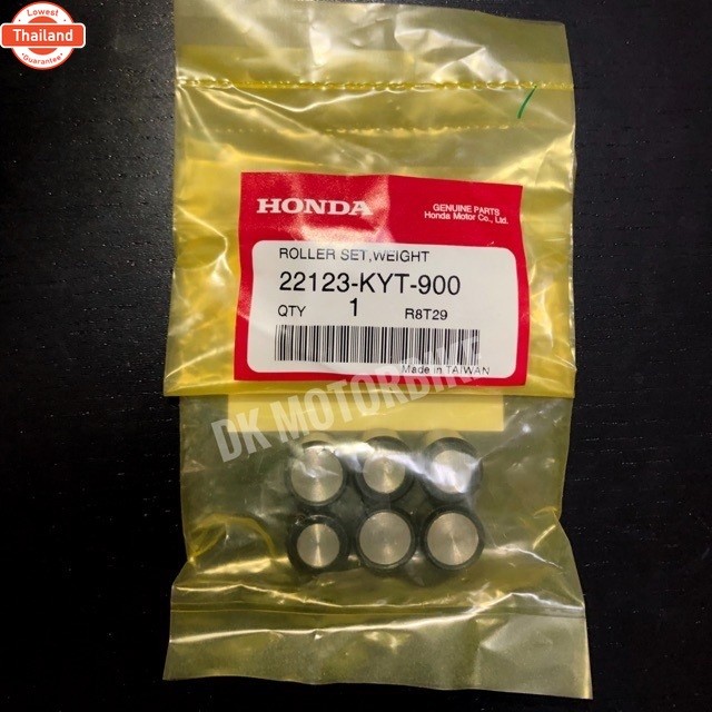 เม็ดตุ้มน้ำหนัก แท้-เดิม  ใช้กัรุ่น SCOOPY-i เก่า รุ่นไฟเลี้ยวที่แฮนด์ Model : 22123-KYT-900