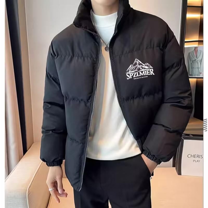 2025 NEW 2025P58. Item No. J8 Thickened Cotton Jacket Black Apricot Color M-5XL Size new23 QVNK