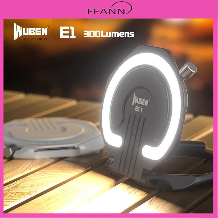 Wuben E1 ni ไฟแบบพกพาแบบพกพาพร้อมการดูดซับแม่เหล็กที่แข็งแกร่งสําหรับการยิงเติมแสงที่วางโทรศัพท์HT99