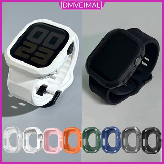 ปกเคส TPU นุ่ม for Smartwatch IWatch Apple Watch Series 9 8 7 6 5 4 SE 3 2 44 40mm Ultra 3 2 49mm 45 42 41 38มม.