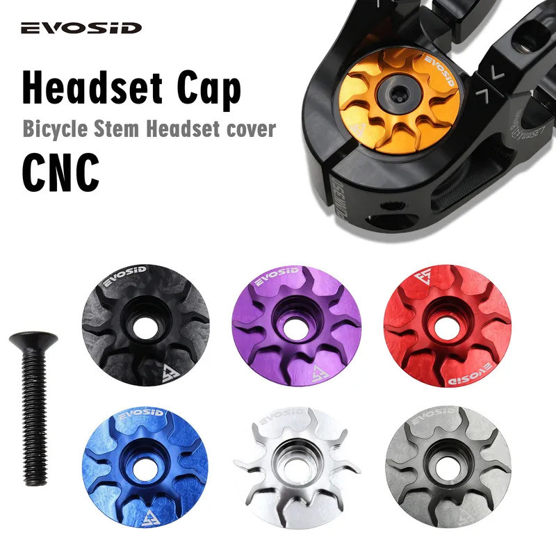 EVOSID หมวกจักรยานพร้อมสกรู Fit สําหรับ 28.6 มม.ส้อมหลอด Stem Cap – โปรปัง