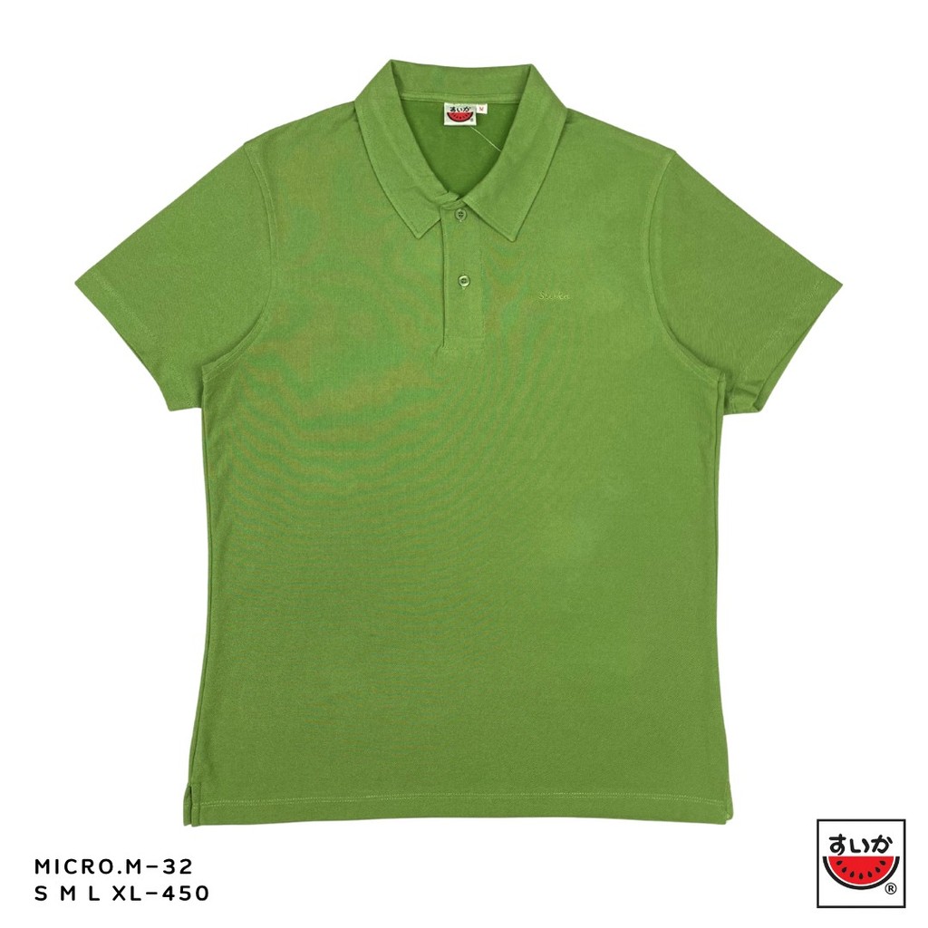 เสื้อแตงโม (SUIKA) - เสื้อคอปกไมโครไฟเบอร์แขนสั้น ทรงUnisex (Micro.M-06 32 62 49 24 71 03) — صورة 5