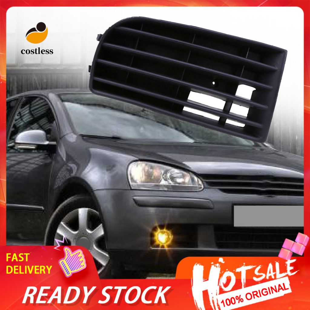 Lower Side Grille ทนทาน Anti-corrosive สีดํา L/R ด้านหน้ากันชน Grill Trim ฝาครอบ 1K0 853 765 A/1K0 8