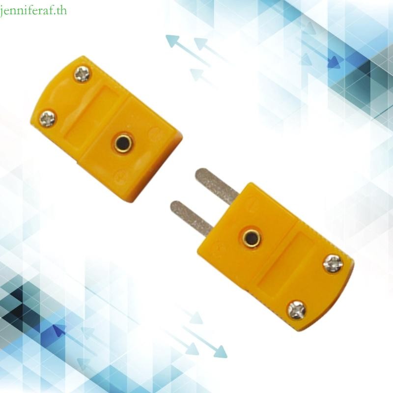 Jenniferf 10 ชิ้น K-Type ชายหญิง Mini สายไฟตัวเชื่อมต่อปลั๊ก Thermocouple อุณหภูมิเซ็นเซอร์ Miniatur
