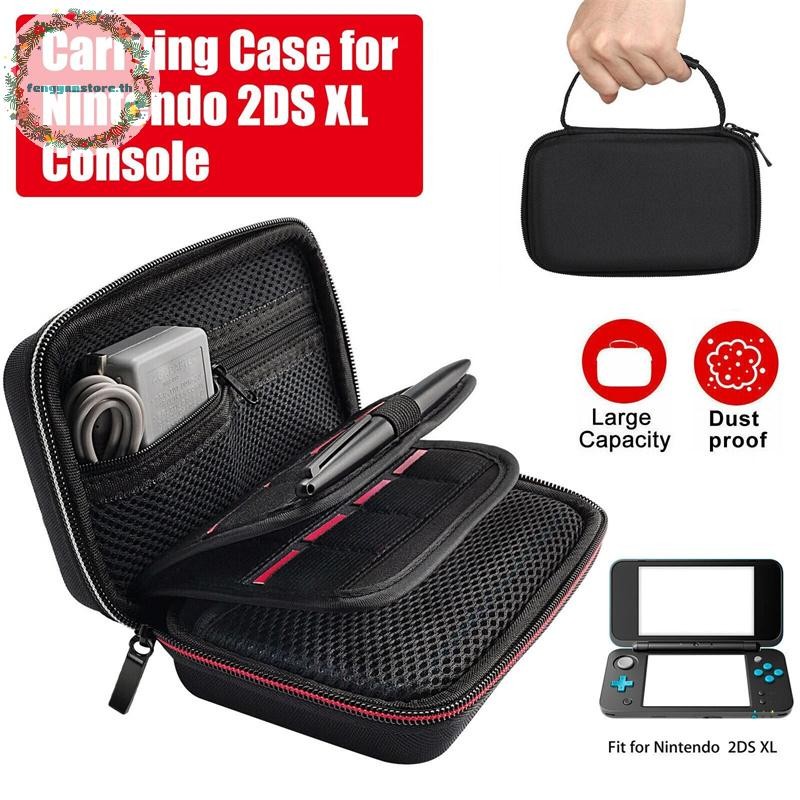 YUNSTORE สําหรับ Nintend ใหม่ 3DS LL/XL กระเป๋าขนาดใหญ่พกพากระเป๋าเดินทางกระเป๋า W/เกมตลับหมึกผู้ถือ Fit Wall Charger TH
