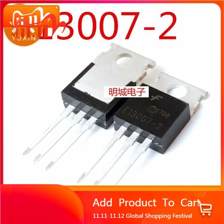 XZ 10 ชิ้น E13007-2 J13007-2 13007 FJP13007H2 การสลับทรานซิสเตอร์ TO-220