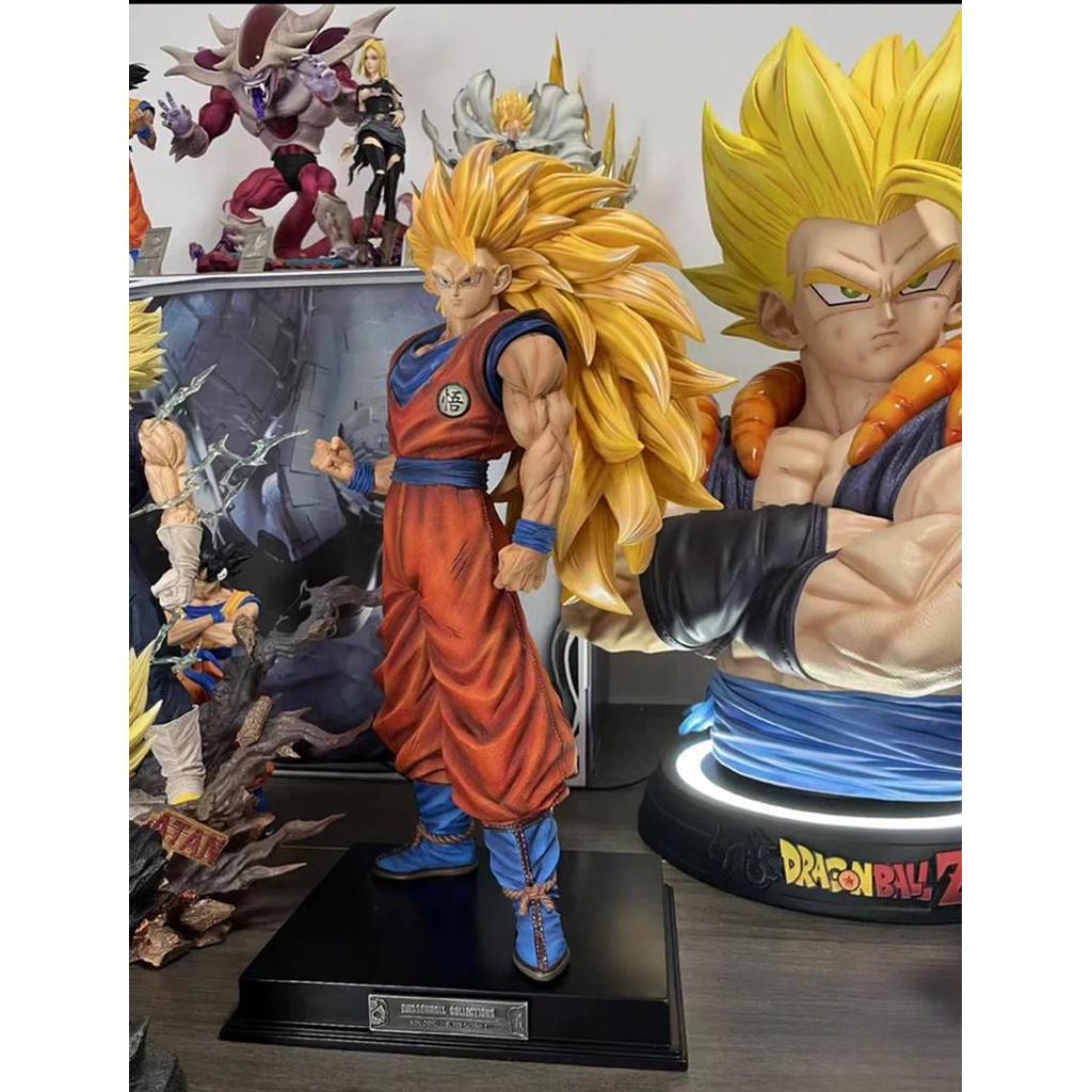 ฟิกเกอร์ ซุปเปอร์ไซย่า 3 โกคู จากดราก้อนบอล Z ขนาด 34 ซม. สเกล 1/6 ผลิตโดย Jt.Studio Nuevo วัสดุเรซิ