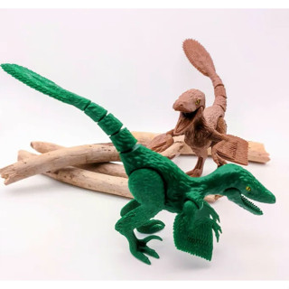 Cuero ของเล่นเด็กไดโนเสาร์ Velociraptor Flexi Dino