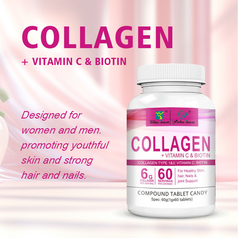COLLAGEN VITAMIN C BIOTION เม็ดคอลลาเจนอันทรงพลัง胶原蛋白片10.16