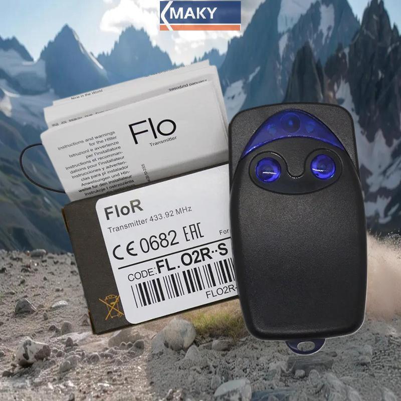 MAKY 1 ชิ้น NICE 433.92MHz Rolling รหัสเครื่องส่งสัญญาณมือถือ Nice Flor Flo2r FLO2R-S FLO4R-S Flor-s
