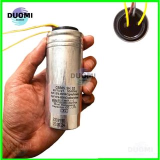 ของแท้ CBB65 SH P2 4uf+13uf/450vac 4uf+10uf/450vacComforated capacitor 4 สาย