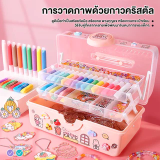 ของเล่นเจลสี ของเล่นเด็กDIY ชุดเจลปั้นน้ำ ฝึกสมาธิของคุณ กาวแบบไม่ต้องอบ วัสดุที่ปลอดภัย การอบแห้งแบบธรรมชาติ