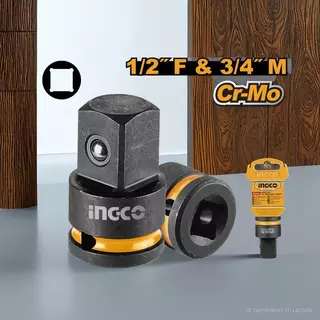 INGCO ข้อต่อแปลงลูกบล็อกกระแทก 1/2"(F) X 3/4"(M) รุ่น HIAD1234