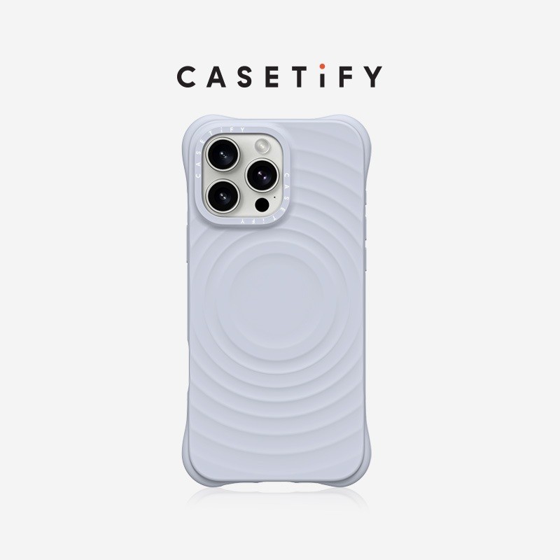 สไตล์ใหม่หรูหรากันกระแทก 2025CASETiFY Ripple Case iPhone17/Air/Pro/Pro Max/16 Pro/16 Pro Max/iPhone 