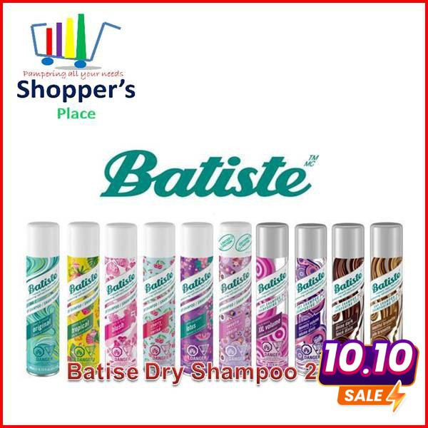 Batiste Dry Shampoo 50ml/200ml- 8 Variants/Stylist XXL Volune Spray 200ml