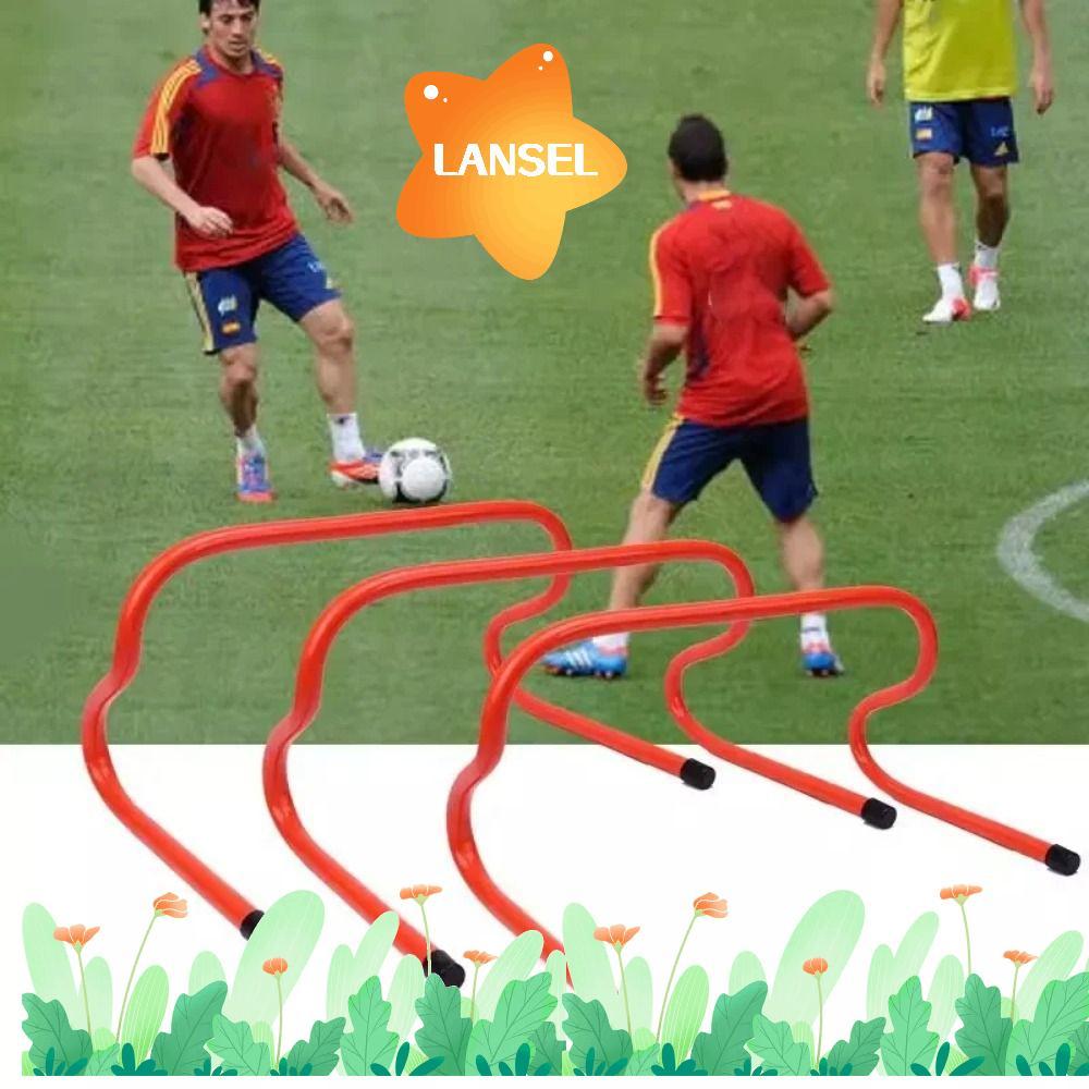 LANSEL Football Hurdle, Speed Agility Training Equipment 15/23 ซม.Hurdle Ladder, ความปลอดภัยแบบพกพาป
