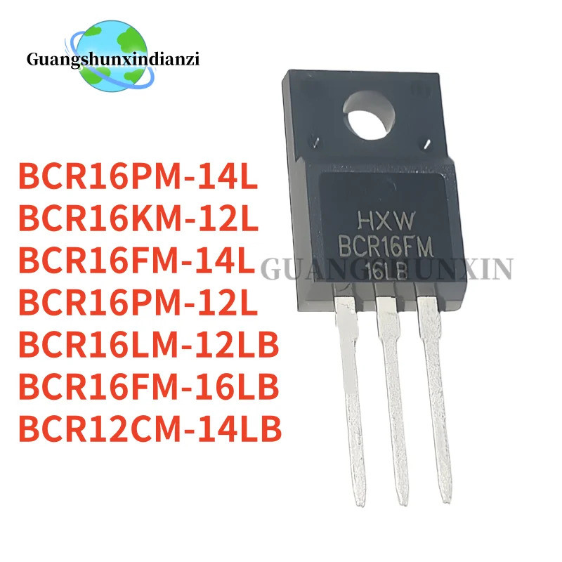 5PCS BCR12CM BCR16KM BCR16LM BCR16PM BCR16FM BCR12CM-14LB BCR16KM-12L BCR16LM-12LB BCR16PM-12L BCR16