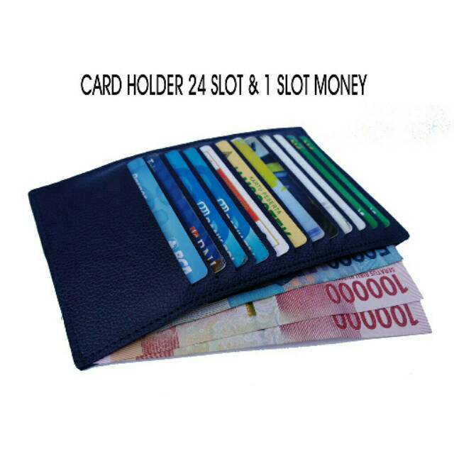 SC2 Card HOLDER/CARD Wallet 24 Slots+1 MONEY SLOT