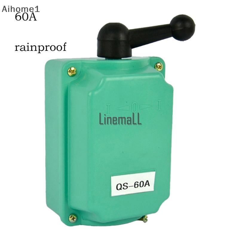 Aiho 60 A สวิตช์ดรัม Forward/Off/Reverse Motor Control Rain-Proof Reversing n